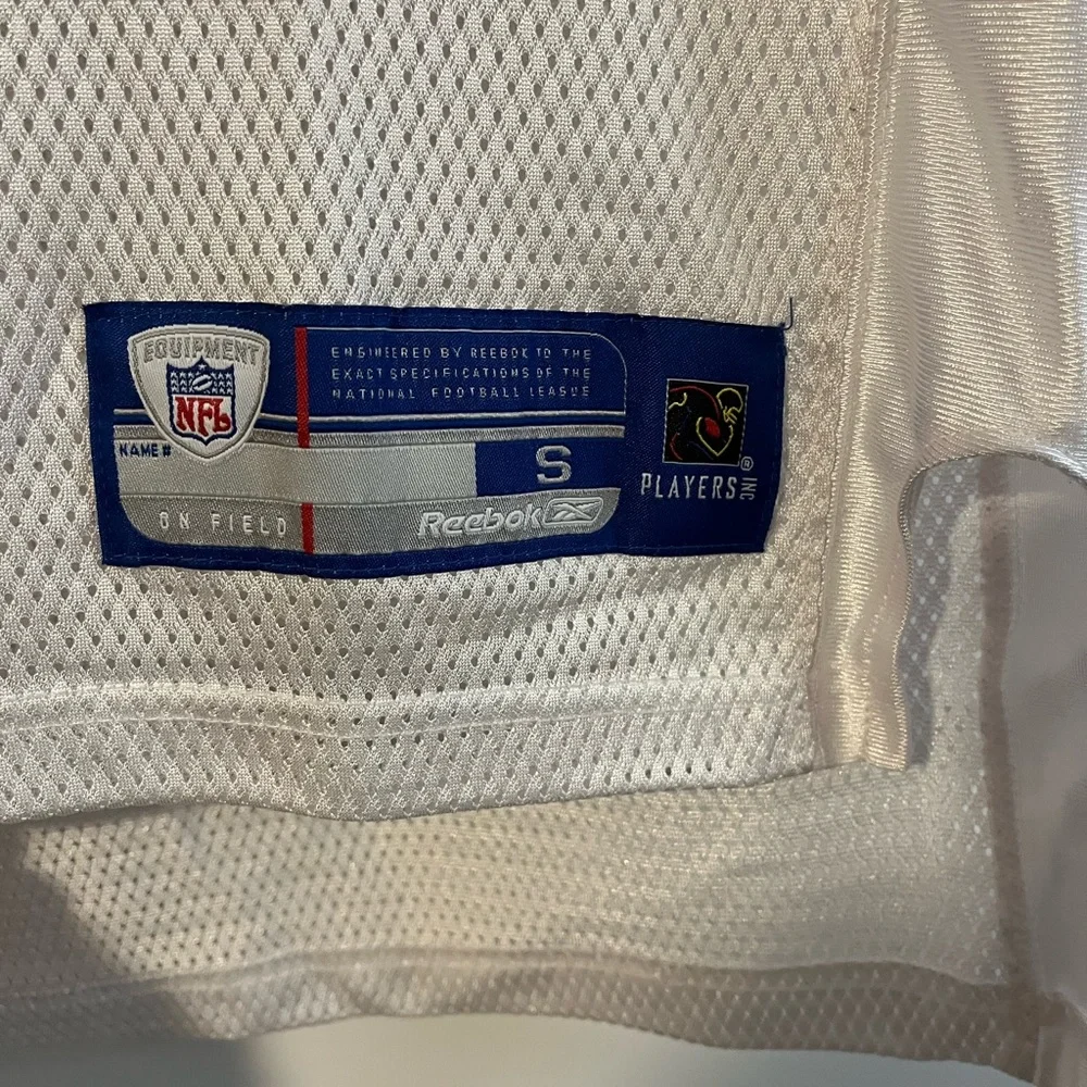 Reebok NFL White New York Giants Jersey- Tiki Barber #21 - Picture 5 of 7